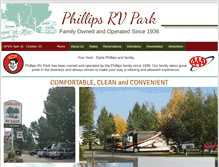 Tablet Screenshot of phillipsrvpark.com